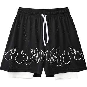 Pantalones Cortos de Baloncesto Personalizados para Hombre, de Secado Rápido, con Bolsillos, Estampado por Sublimación, Ropa Deportiva Urbana, Pantalones Cortos Deportivos para Correr - Product Image 3