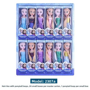 Poupées de mode <span class=keywords><strong>Anna</strong></span> & <span class=keywords><strong>Elsa</strong></span>, personnages de film, mignonnes, écologiques, en plastique, unisexes, pour enfants, fabriquées en usine à bas prix - Product Image 2