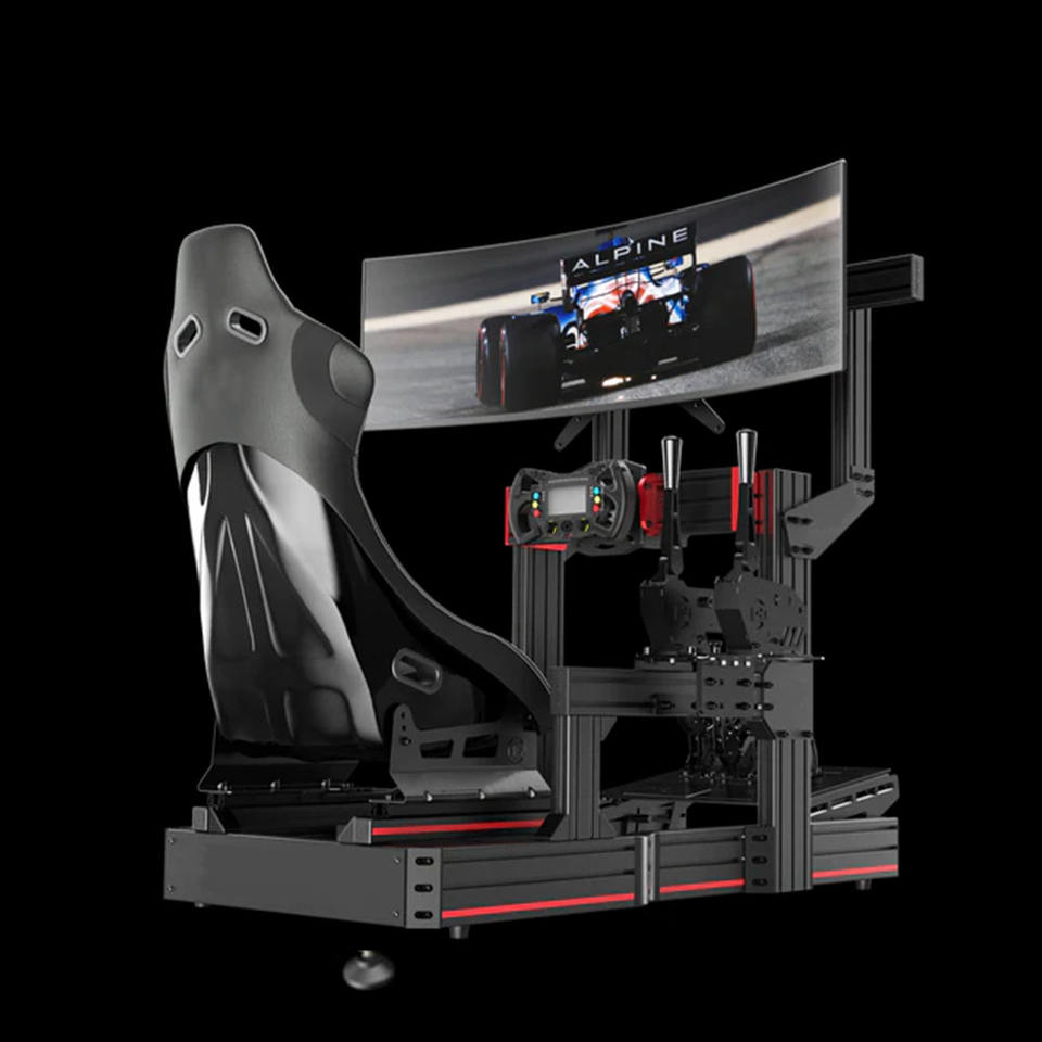 Budget Basic Sim Racing Cockpit - DIY Kit with Aluminum Profile