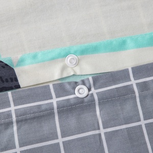 Parure de lit de luxe simple et doux, ensemble de literie avec housse <span class=keywords><strong>d</strong></span>'<span class=keywords><strong>oreiller</strong></span> en coton 300TC, housse de couette - Product Image 4