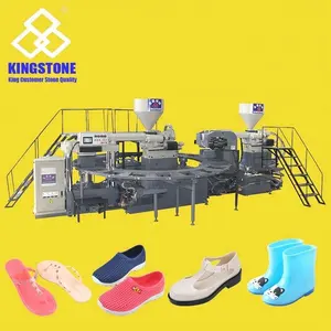 Automatic One Two Three Color PCU Sandal Production Line