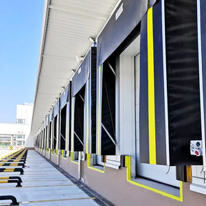 Contenedor de cortina de PVC de alta calidad, solapa de refugio, dosel retráctil para Puerta De Camión, sello de muelle de bahía de carga logística - Product Image 5