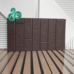 Panneau sandwich extérieur en métal PU pour murs extérieurs salles de bains ateliers hôtels sous-sols avec noyau en mousse <span class=keywords><strong>EPS</strong></span> en acier - Product Image 1