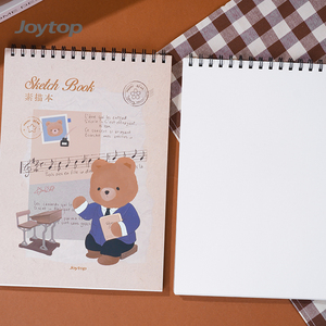 Joytop JT-102996 Blocco da Disegno A4 con Spirale Superiore Personalizzato Bear Academy per Artisti - Product Image 6