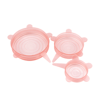 Couvercles extensibles et frais couverture accessoires de cuisine réutilisable rond Silicone couleur boîte ustensiles de cuisine contemporain durable