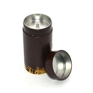 Tea Tin Round Tintea Light Blue Tea Tin Can Round Tea Canister For Metal Tea Tin Box Packaging