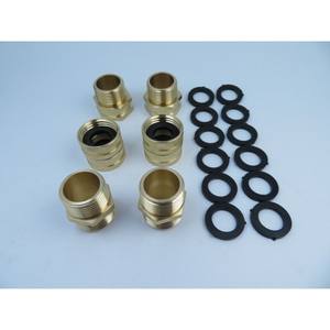 Ensemble de 6 raccords d'irrigation de jardin 3/4 pouce GHT vers NPT GHT vers NPT, raccords en cuivre métallique et adaptateur de tuyau - Product Image 2