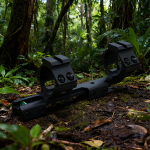 ACUMETA 11mm Schwalben schwanz fernrohr halterung mit horizontaler Kalibrierung für <span class=keywords><strong>1</strong></span> Zoll/30mm Rohr, Mittelhöhe <span class=keywords><strong>1</strong></span>,14 Zoll für das Training im Freien - Product Image 1