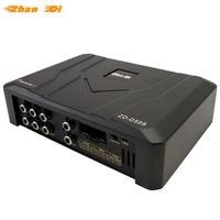 Amplificateur DSP Android pour voiture Zhandi DSP-D50S, réglage EQ professionnel, classe AB, 4 canaux, 4x50W RMS, crossovers en aluminium moulé