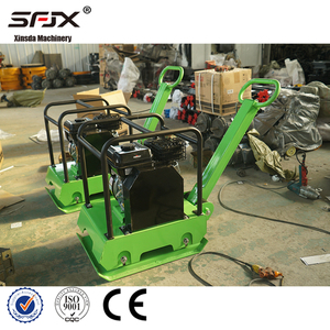 เครื่องบดอัดดินแบบสั่นสะเทือน SFJX สีเขียว ใช้เครื่องยนต์ Lifan 5.5-6.5 แรงม้า สำหรับบดอัดแอสฟัลต์ - Product Image 6