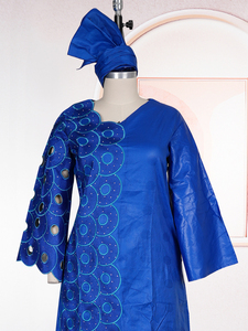 Robes <span class=keywords><strong>Boubou</strong></span> traditionnelles H&D S11111-1, nouveau design, robes africaines pour femmes, robes à strass tendance - Product Image 6