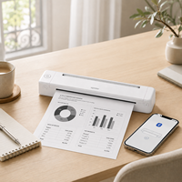 Imprimante thermique directe sans encre Xprinter T8, imprimante portable A4 pour l'impression de reçus et d'étiquettes de bureau