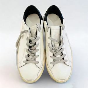 <span class=keywords><strong>Scarpe</strong></span> da Passeggio Sportive da <span class=keywords><strong>Uomo</strong></span> in Vera Pelle Argento con Suola in Pelle, Traspiranti, con Lacci e Punta Rotonda - Product Image 4