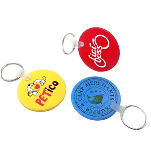 Personalised Round <b>Keyrings</b> | Custom Any Logo/Design Branded <b>Keyrings</b> for Practical, Decorative, Low-cost Corporate Giveaways - Product Image 4