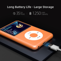 Reproductor de Música Innioasis Classic Y1 de 128 GB, Tarjeta de Plástico, Sonido sin Pérdidas, Mini Walkman de Bolsillo, Reproductor de Música Deportivo MP3/WAV con Radio FM