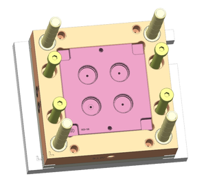 תבנית הזרקת פלסטיק PVC שקופה בהתאמה אישית עבור קלסר 2 טבעות, עמידות גבוהה, דגם רב-חללים 1825, ייצור לפי הזמנה (OEM/ODM) - Product Image 5