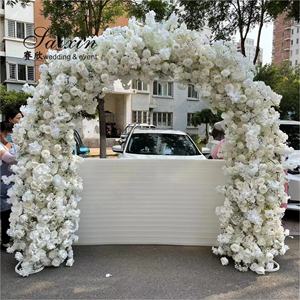 Decorazione di nozze forniture personalizzate fiore artificiale arco per centrotavola di nozze - Product Image 6