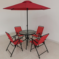 Chaise de jardin réglable en aluminium, avec dossier, pour Restaurant, jardin, Table en verre, pour salle à manger