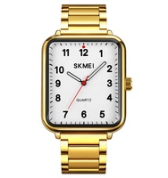 SKMEI — montre de couple pour hommes, à quartz, en acier inoxydable, étanche, 3ATM, 1954/1955