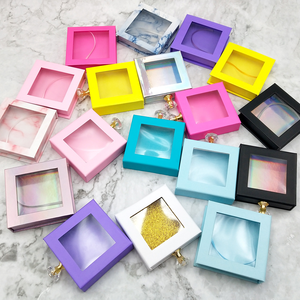 Boîte à cils holographique pour <span class=keywords><strong>faux</strong></span>-cils, étui d'emballage de marque privée, boîte à cils à extension, avec tiroirs, expédition depuis l'usine en chine - Product Image 5