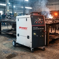 Machine à souder MIG à inverseur industriel Poney 380V, alimentation en fil d'acier au carbone, neuve