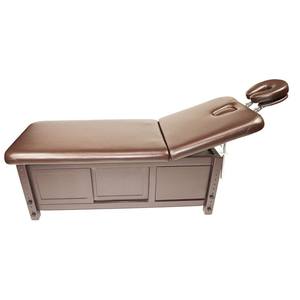 Mesa de masaje tailandesa, suelo de madera, cama de masaje de belleza - Product Image 2