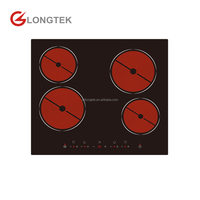 Kompor Listrik 6000W dengan 4 Tungku Terintegrasi, Kontrol Sentuh Sensor, Permukaan Kaca Keramik Halus, Penggunaan Rumah Tangga, Kelas Efisiensi Energi