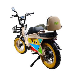 E-Bike élégant 350W parent-enfant avec motifs de dessins animés | Pneus 16 ", freins à disque - Product Image 4