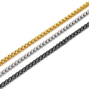 Chaînes à maillons en acier inoxydable 316 pour la fabrication de bijoux, collier en or pour hommes et femmes, fournisseur d'usine - Product Image 1