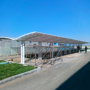 Nouveau style de <span class=keywords><strong>carport</strong></span> en aluminium gris résistant au vent, sur mesure, avec toit en polycarbonate, pour <span class=keywords><strong>2</strong></span> <span class=keywords><strong>voitures</strong></span> - Product Image 2