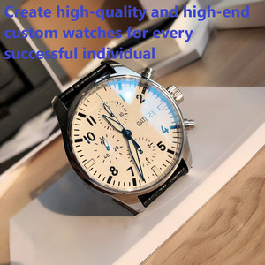 Nouvelle montre mécanique classique pour homme avec mouvement de qualité supérieure 7750 et revêtement anti-reflet bleu clair double couche - Product Image 2