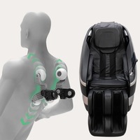 Sofá eléctrico de lujo con pantalla táctil de gravedad cero silla de masaje de cuerpo completo