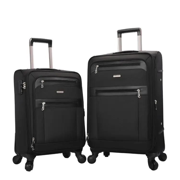 2022 Honeymoon koffer set OEM/ODM 20/24/28/32 4pc set custom design soft travel suitcase fabric suit case luggage sets