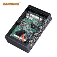Mini PC Kansung Económico, Procesador Core I5, Almacenamiento SSD+HDD, Gráficos Intel HD, 4 Puertos Seriales, Compatible con Windows10/Linux