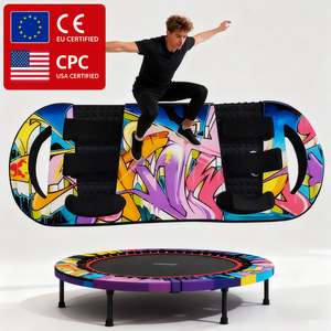 Nouveau <span class=keywords><strong>trampoline</strong></span> en mousse EVA personnalisé 2026 avec <span class=keywords><strong>filet</strong></span> de protection pour l'entraînement des compétences, unisexe, doux pour filles et garçons, idéal pour la maison - Product Image 1