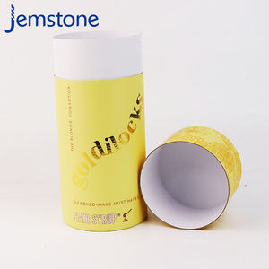 Caja de embalaje de cilindro de tubo de papel de materiales seleccionados biodegradables para regalo cosmético - Product Image 4