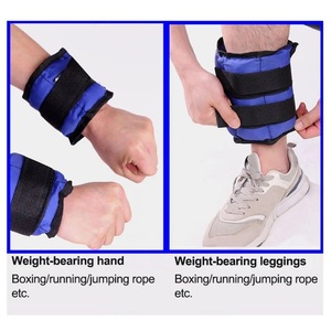 Poids de poignet de 10 kg, poids de cheville réglables de 2 kg, poids de cheville de 0,5 kg, 1 kg, sac de sable pour Pilates, poids de poignet réglables de 5 kg - Product Image 6