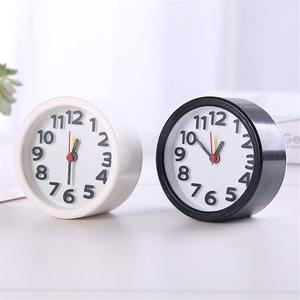 Despertador redondo y cuadrado <span class=keywords><strong>pequeño</strong></span>, despertador portátil compacto con batería y barrido silencioso - Product Image 1