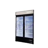 Réfrigérateur Commercial Simple Porte Personnalisé OEM ODM à Refroidissement par Air/Direct/Ventilateur, Vitrine Verticale pour Boissons à Usage Professionnel