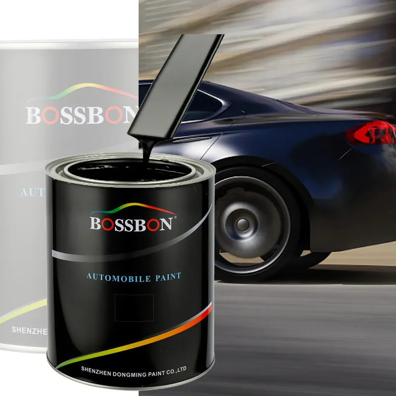 Высокое качество BOSSBON BS212, оптовая продажа, ремонтная краска, 2k, Международная черная автомобильная краска