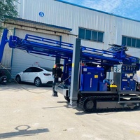 Foreuse mobile sur chenilles BDM-350SM pour puits d'eau profonde de 350 m, équipée d'un système hydraulique avancé