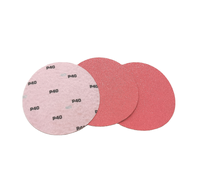Disque de ponçage en céramique 5, 6 et 7 pouces, disque abrasif avec support P120 P240 pour la retouche automobile, le ponçage du bois et le polissage