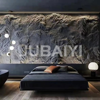 Couleur et style personnalisés polyuréthane pierre artificielle décorative effet de texture naturelle pierre de placage 3D PU panneau mural
