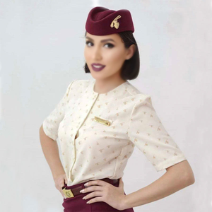 Uniforme de <span class=keywords><strong>pilote</strong></span> sexy pour femmes de haute qualité, manches courtes, 100% coton, costume de <span class=keywords><strong>pilote</strong></span> de ligne - Product Image 4