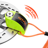 Antivol de disque de frein KOVIX pour moto, étanche, alarme 120 dB, antivol de sécurité pour roue