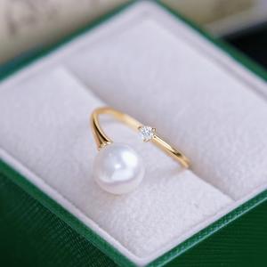 Bague en argent S925 tendance à faire soi-même, avec support vide pour perles de 3-4 mm et diamants taillés - Product Image 4