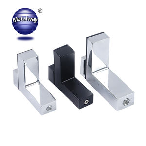 ที่ยึดจอฝักบัวทำจากโลหะแบบปรับได้สำหรับโครงสร้างที่หนีบกระจกในห้องน้ำคลิปหนีบกระจกสำหรับรองรับตัวยึดกระจก - Product Image 2