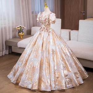 Evening Gown Female Student Art Exam Performance Tutu High End Elegant Princess Dress Coming Of Age Ceremony Annual Meeting Host - Product Image 3