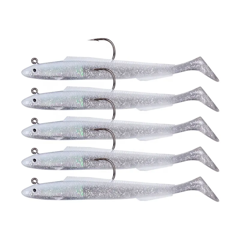 11cm/15cm Bass Pike Swimbait Artificial Bait Carp Pesca Lead Jig Head Eel lure Sandeel Soft Fishing Lure