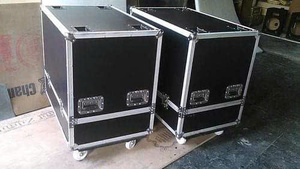 Estuche de Transporte para Equipos de Audio Profesionales con 4 Ruedas y Asas Grandes, Caja de Almacenamiento Resistente de Madera Contrachapada de 9 mm - Product Image 2